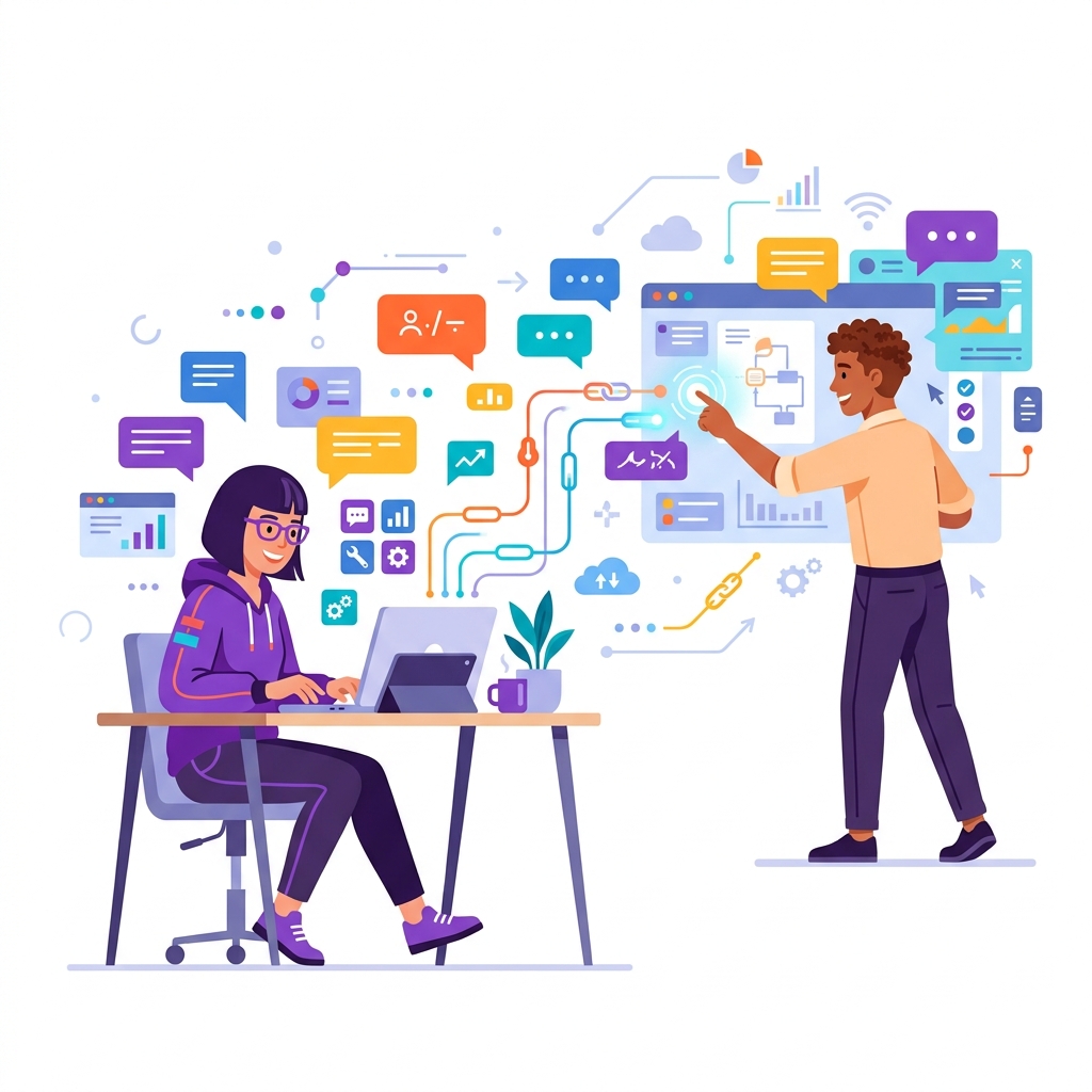 Work on it illustration